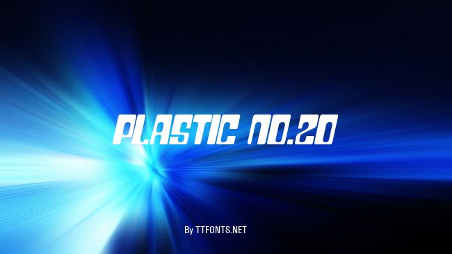 Plastic No.20 example